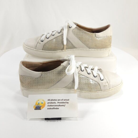 H.S. Trask Casual Lace Up Walking Sneaker Shoe Womens Size 6.5 1828 White - Picture 4 of 9